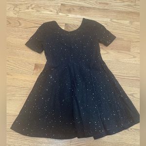 GAP sparkle black dress XS 4-5